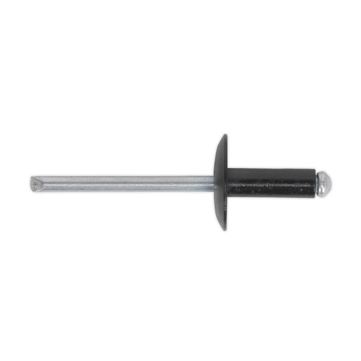 Sealey RAB4010L Aluminium Rivet Black Large Flange 4 x 10mm Pack o...