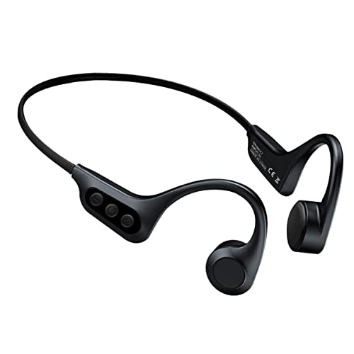 Braoses Knochenleitungskopfhörer, kabelloser Bluetooth 5.3 Sportkopfhörer Open Ear Kopfhörer IP56 Wasserdicht für Wandern Laufen Radfahren Cover