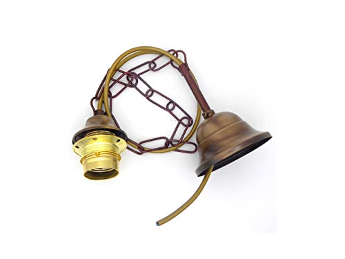 Kit Pendel Colore Bronzo, Rosone, Catena e