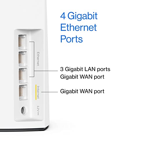 Linksys Atlas Wifi 6 Router Home Wifi Mesh System, Dual-Band, 6,000 Sq. Ft Coverage, 75+ Devices, Speeds Up To (Ax3000) 3.0Gbps - Mx2000 3-Pack #TOP6