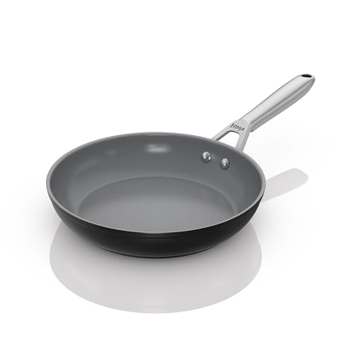 Ninja-ZEROSTICK-Ceramic-Pro-24-cm-Frying-Pan-Scratch-Resistant-Made-PTFE-Free-All-Hob-Compatible-Black-CW30024UK Ninja ZEROSTICK Ceramic Pro 24 cm Frying Pan Scratch Resistant Made PTFE Free All Hob Compatible Black CW30024UK