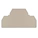 Vanky Industry 10pcs WEIDMULLER ZAP/TW ZDK2.5 1674730000 End Plate Dark Beige New