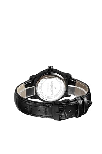 Image of Daniel Hechter Paris Analog Quartz Watch for Men with Sunray Round Dial, Leather Strap, Day & Date Display & Water Resistant