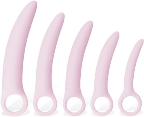 - Set de 5 Dilatadores Vaginales Progresivos de Silicona Hipoalergénica-ss5555