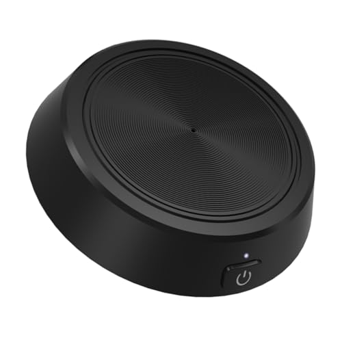 Microphone USB omnidirectionnel 360° en alliage de zinc noir pour PC