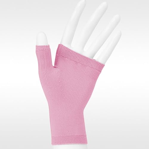 Image of Juzo Soft, 2001, Compression Gauntlet with Thumb Stub 20-30 mmHg, for Men Women, Left, Extra Large, Black, Extra