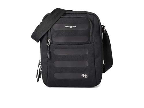 Hedgren Relax M, Vertical Crossover Medium + RFID Unisex Adulto, Black