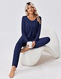 Zoom IMG-2 ekouaer pigiami donna cotone manica