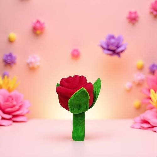 Juguete Peluche Interactivo en Forma de Rosa para Perros y Gatos miniatura 3