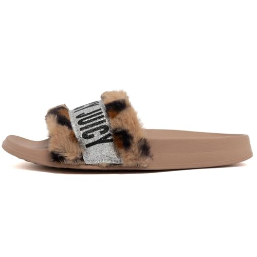 Image of Juicy Couture Slide Sandals, Beach Flats for Women, Summer Shoes