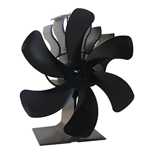 LLINthy Ventilador de estufa en chimenea para leña para silencio para estufa de leña de pellets