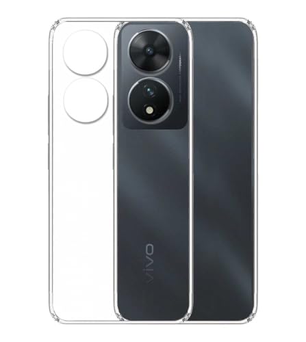 Image of Soft Silicone TPU Back Cover Compatible with Vivo T2 5G / Vivo Y100 5G