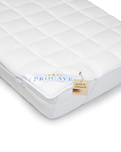 Softsan Matratzenbezug Für Topper Bis 8 Cm Höhe (200x220 Cm) – Milbendicht, Waschbar Bis 95°C