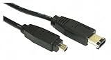 HotSwap Rhinocables Cable Firewire 9-4 Pin, 6-6 Pin, 4-4pin, 9-9pin, 9-6pin, Longitudes de Plomo 6-4pin 1m Disponible, 2m, 3m y 5m (2 m, 6 Pin a 4 Pin)