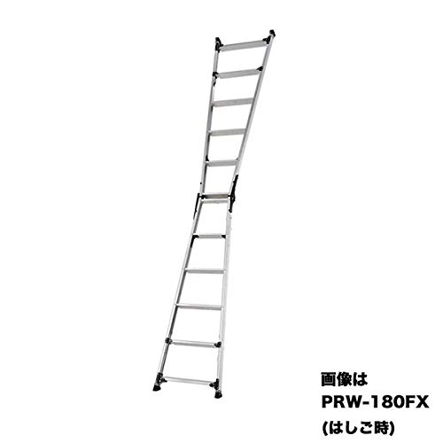Amazon.co.jp: ALINCO 伸縮脚付はしご兼用脚立 3段 PRW-120FX : 産業 