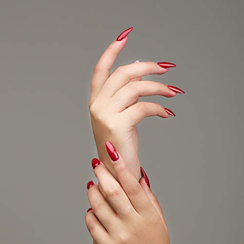 Image of Maroon Effect Professional Nail Polish | Long Lasting, Quick Dry, Chip Resistant, High Shine Nail Paint | Smooth & Easy Application, Vibrant Trendy Shades for Women & Girls Party Daily Use 15ml