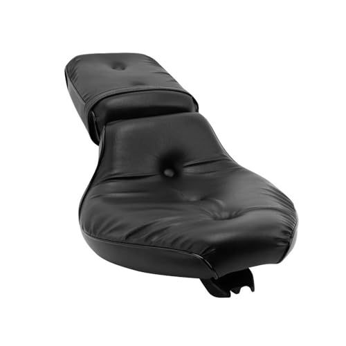 Siège deux places de moto en cuir PU haut de gamme pour custom Steed VLX600 millésimes 88-08