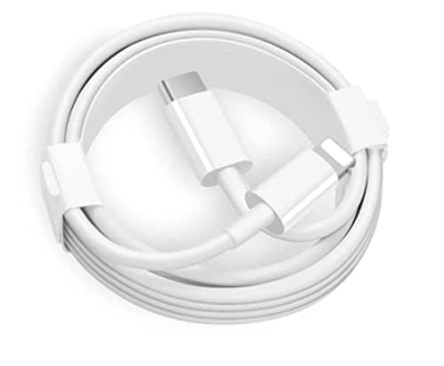 Beau Regard Câble USB C vers Lightning Charge Rapide 1m, Câble Pour iPhone 13/13 Mini/13 Pro/13 Pro Max/12/11/X/XS/XR/8/SE/iPad Pro, Certifié MFi, Blanc