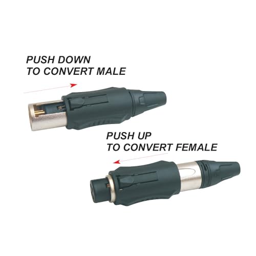 Image of MX 3 Pin XLR Microphone pin Pure Copper Nickel Plated for High Conductivity microphone (3-pin XLR male(Unisex), Pack of 2, Male Connector)