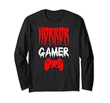 Horror Gamer - Lustiger Horror-Gaming- Langarmshirt