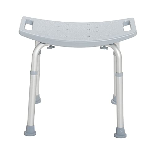 Drive Medical Bath Bench Without Back, Gray