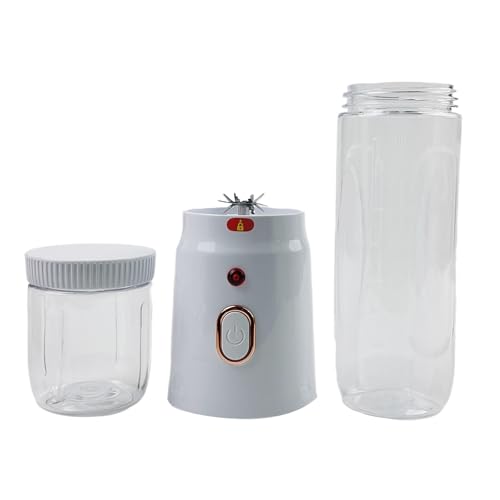 Licuadora portátil para frutas, 450 ml, recargable por USB, exprimidor de tazas para deportes, viajes