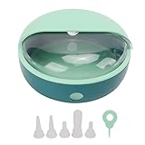 Pet Nipple Feeder with 5 Silicone Nipples, Small Pet Milk Bowl for Rabbits Puppy Kitten, Food Grade Simulated Nursing Bowl with Protective Cover, Easy to Use Feeding Device for SMA