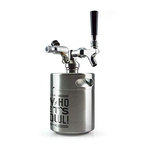 COMBO - Mini Keg 1.9L + Torneira + 5 CO2