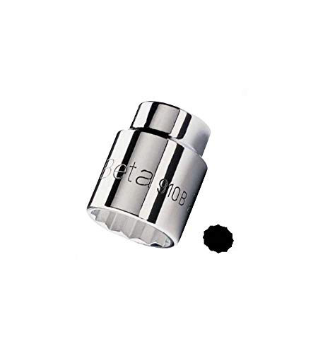 Beta 9100108 Model 910 B8 Bi-hex Hand Sockets, 3/8 Drive, 8mm, White