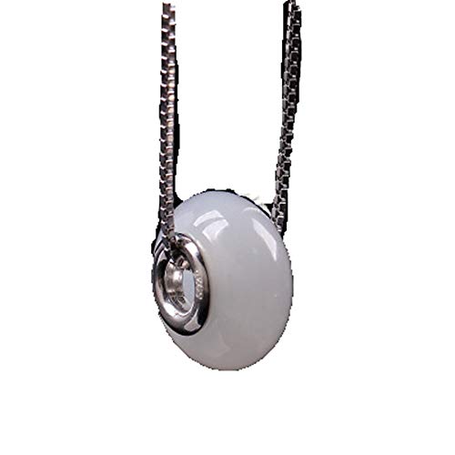 Bijoux à breloques collier femmes QHQQXN, pendentif jade tendance et intemporel