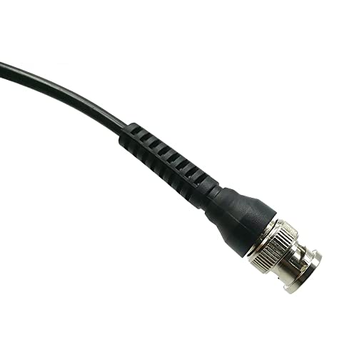 Image of Coaxial Cable BNC Male to Dual Banana Plug Test Lead for Oscilloscope, Pack of 2