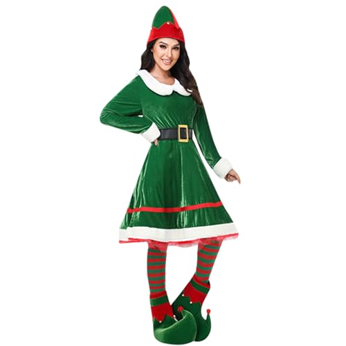 Costume d'elfe de Noël pour femme fini les tenues tristes
