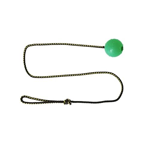 DINGO Nubby Dog Ball with Long Rope Cover