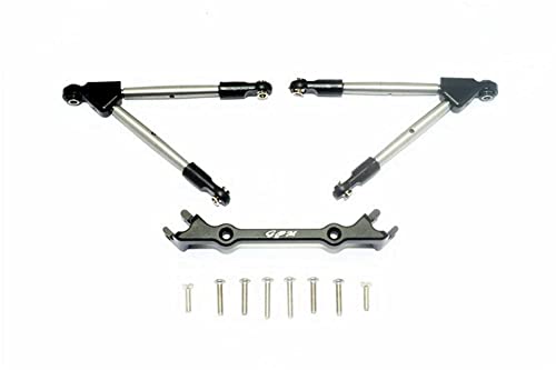 Biellettes alu avant Traxxas Rustler 4X4 VXL GPM antiroulis pour C-Hub