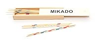 Jeujura JeujuraJ64225 Mikado Spiel im Holzkoffer, Mehrfarbig
