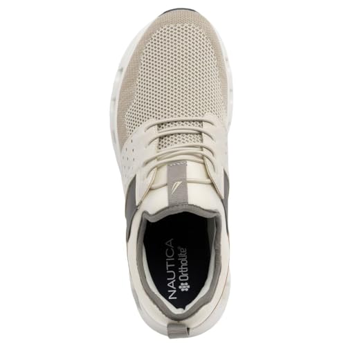 Image of Nautica Mens Running Sneakers Sport Fashion Lace-Up Athletic Soft Shoes for Gym Tennis Men - Cushioned, Breathable, Lightweight & Comfortable