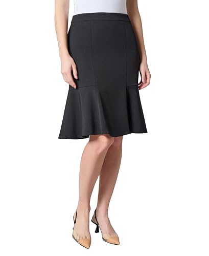 Kasper Women's Side Zip Flare Skirt