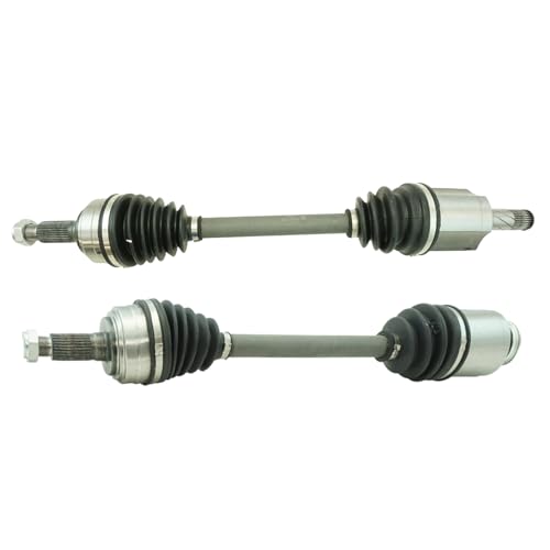 Image of TRQ Front Driver Side and Passenger Side CV Axle Assembly Set 2 Piece Compatible with 2009-2013 Mazda 6 i 2.5L Automatic Transmission