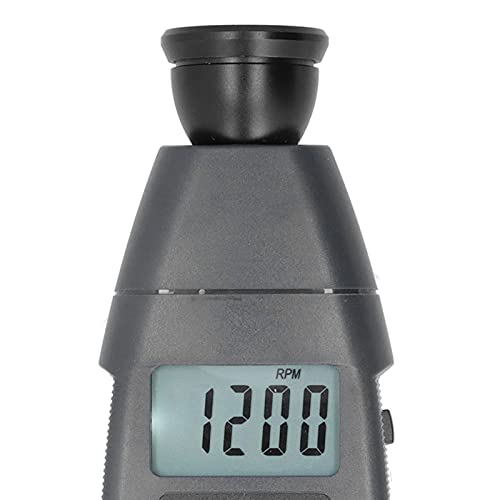 Digital Stroboscope DT2239B, Handheld Non Tachometer, Photoelectric Flash Revolution Meter, Portable Electrical Tools with LCD Backlit Display for Speed Measurement