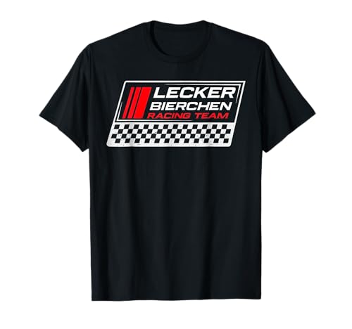 Funny Lecker Bierchen Racing Team T-Shirt