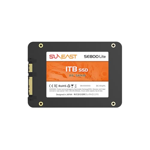 Amazon | SUNEAST 内蔵SSD 1TB 2.5インチ 3D NAND採用 SATA3 6Gb/s 7mm