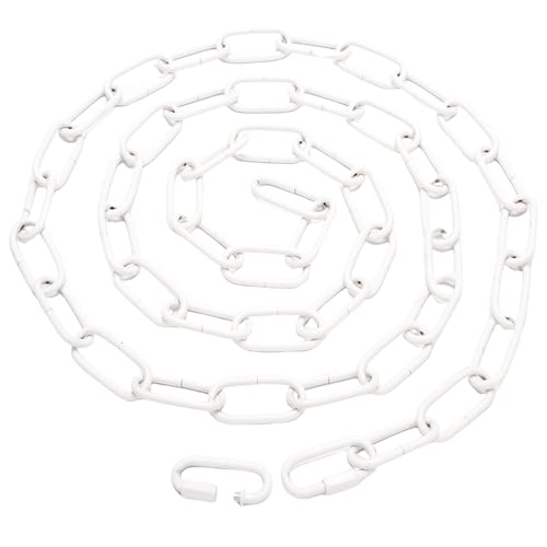 Image of Chandelier Chain 6 /10 /15 Feet SANGLE SOPFFY Light Fixture Chain for Chandelier or Swag Light Fixtures (White, 10FT)