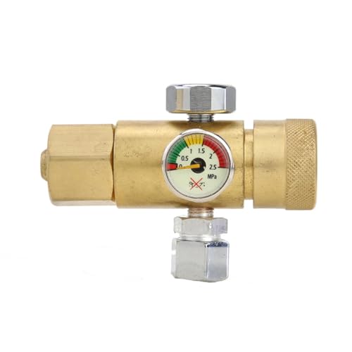 Oxygen Pressure Reducer Welding Argon Gas Meter Clear Scale Rustproof Regulator