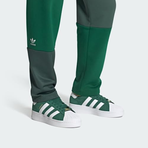 adidas Originals Unisex Superstar XLG Shoes, Collegiate Green/Cloud White/Bold Gold, US 8.5 M/ 9.5 W3