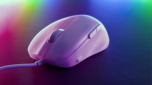Pure SEL - Mouse da gioco RGB ergonomico ultraleggero, sensore ottico a 8K DPI, sistema di pretensionamento, illuminazione RGB - Bianco - Mouse gaming - Immagine 5