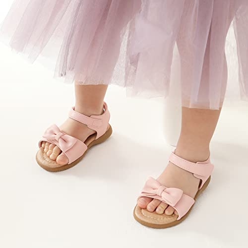 Image of DREAM PAIRS Girls Sandals Fashion Bow Summer Shoes for Toddler /Little Kid