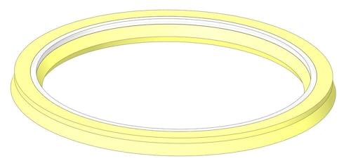 MT MYR-63X78.5X5.9 - Urethane Buffer Seal 63mm ID X 78.5mm OD X 5.9mm High - with Nylon Back-Up