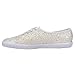 Keds Women's Champion Glitter Sneaker, White, 6.5