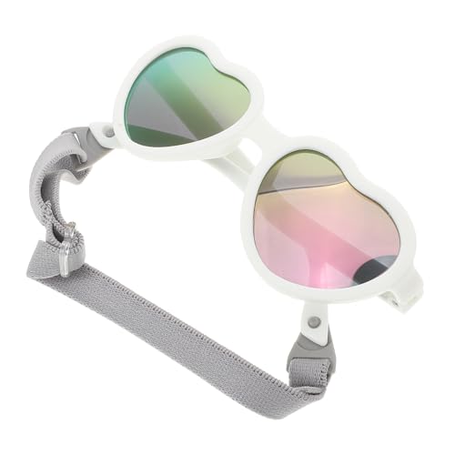 FRCOLOR Shaped Polarized Sunglasses for Boy Girl Months Lightweight Comfortable with Strap Cute Party Eyewear for Boys Durable UV Creative Fun Design