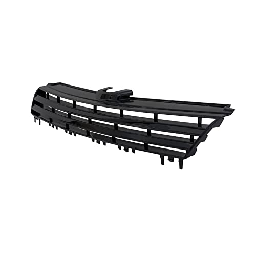 JOM Car Parts & Car Hifi GmbH 5G0853653JOE JOM Calandre de radiateur sans Sigle VW Golf 7 08/12-2017, Bande Noire, Nervure - Qualité Allemande Cover
